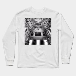 Museo Archeologico Nazionale Di Napoli - Black and White Long Sleeve T-Shirt